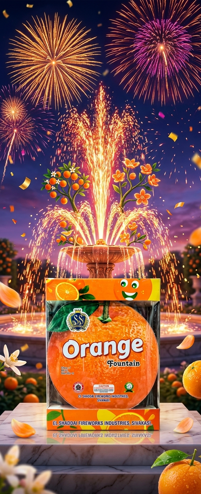 Orange Fountain